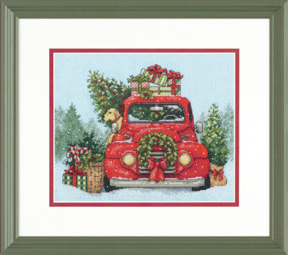 Dimensions Festive Ride Counted Cross Stitch Kit