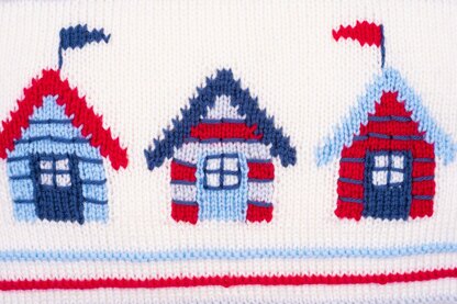 Beach Hut Cushion