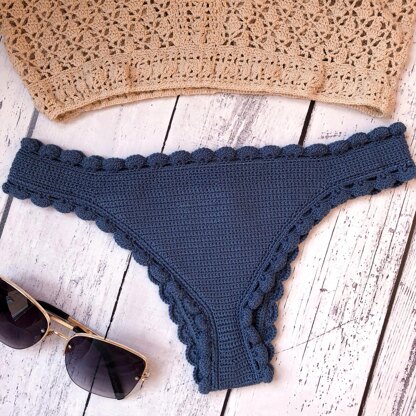 Crochet bikini brazilian panties "Sharon"