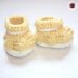 Basketweave Baby Booties