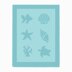 Sea blanket Knitting Pattern, Scallop conch shells turtle coral fish starfish