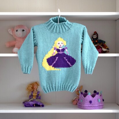 Rapunzel Sweater and Crown