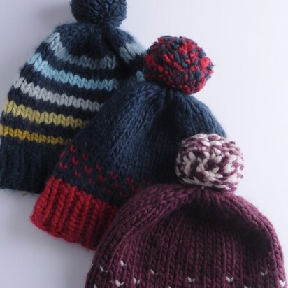 Super Quick Hats - knitting pattern