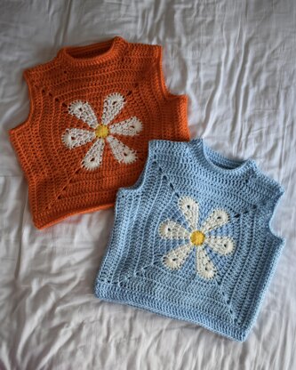 Crochet chunky vest - free crochet pattern in size XS-5XL + video