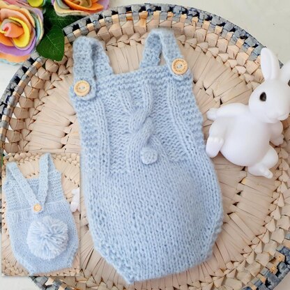 Easter Bunny Baby Romper