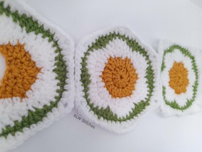 Retro Daisy motifs