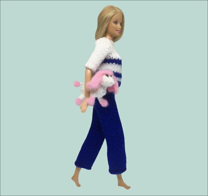 Barbie: French outfits with poodle