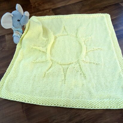 Sunbeams baby blanket