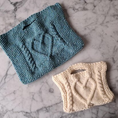 Aran Love Bag - knitting pattern