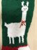 Llama Christmas stocking