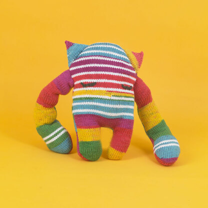"Kiko the Knitted Monster" - Free Toy Knitting Pattern in Paintbox Yarns