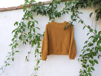 Honeycomb pullover