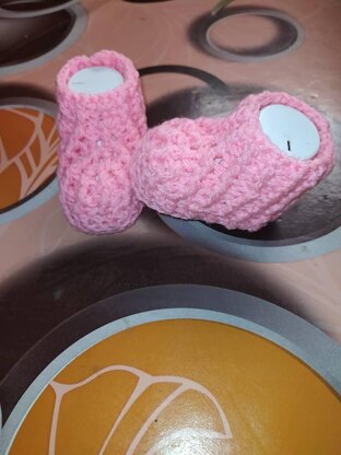 Unique baby booties