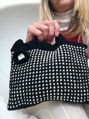 Mod Black and White Bag