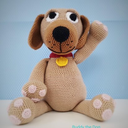 Crochet Amigurumi Toy Dog Pattern - Buddy the Dog