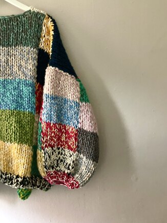 Stashbuster Patchwork Cardigan #5
