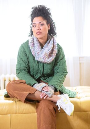 Sayre Cowl & Mitts in Berroco Ultra Wool & Artesia - Downloadable PDF