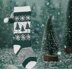 Winter Tree Christmas Stocking