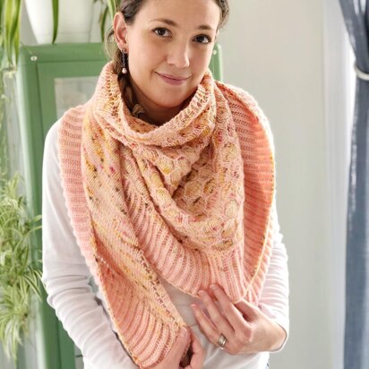 Sunshine Tulip Shawl