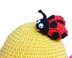 Crochet egg. Easter ornament. Flower Easter egg. Crochet ladybug. Collectible egg. Easter project
