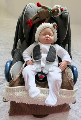 Christmas Pudding Car Seat Blanket