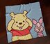 Winnie the Pooh Blanket Piglet Throw Blue Baby Stroller C2C CROCHET PATTERN