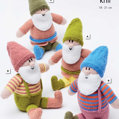 Gnomes Knitted in King Cole Big Value DK - 9151 - Downloadable PDF