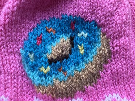 Large girls sweets cakey cat hat #5
