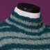 Vermont Fiber Designs 114 Striped Reverse Rib Mock Turtleneck PDF