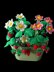 Crochet Strawberry plant