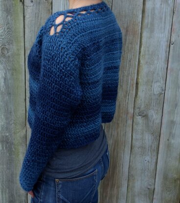 Blues Cropped Sweater