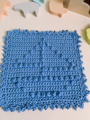 The Sailboat Baby Washcloth