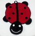 Ladybug potholder