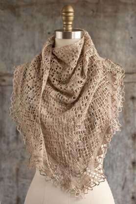 Sandalo Shawl in Manos del Uruguay Silk Blend Fino - 2013W