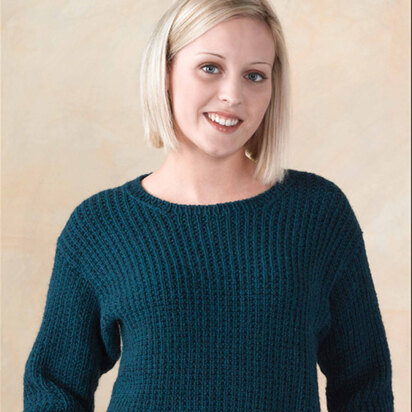 249 The Space Heater Sweater - Knitting Pattern for Women in Valley Yarns Northampton