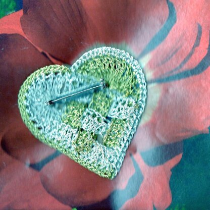 Woven Crochet Heart Bracelet