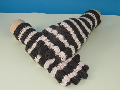 Easy Stripe Gloves