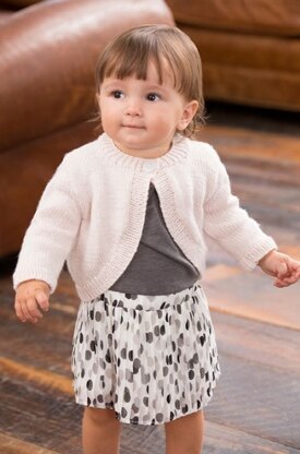 Perfect Princess Shrug in Red Heart Baby - LW3955EN