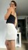 High waist elastic shorts