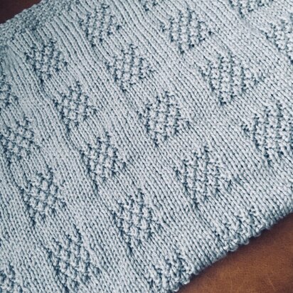 Knitting Pattern, Check Check Blanket