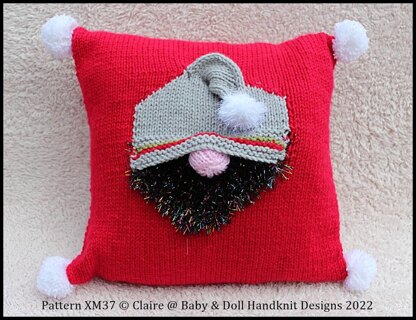 Gnorman the Gnome Christmas Cushion Covers (Approx 16-17 inches square)