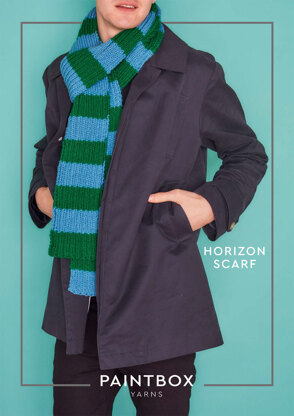 Paintbox Yarns Horizon Scarf PDF (Free)