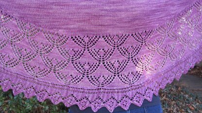 Lockerbie Long Wingspan Shawl