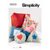 Simplicity Pillows in Three Sizes and Pillow Case S9530 - Paper Pattern, Size OS (One Size Only)