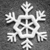 3D snowflake Christmas ornament