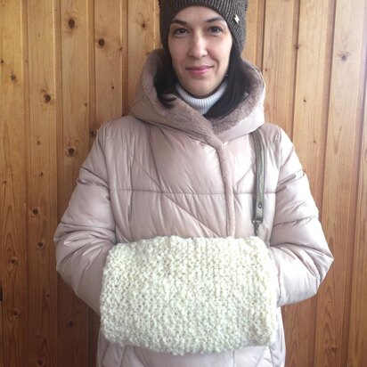 Bouclé Hand Muff