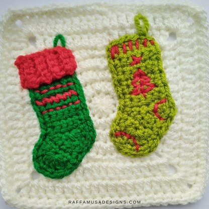 Christmas Stockings Square