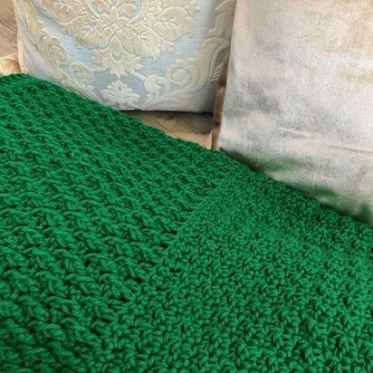 Mountain Cabin Throw Crochet Pattern