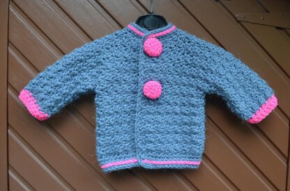 Warm snuggly baby jacket