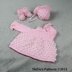 Knitting pattern baby jacket , hat, trousers & booties #54